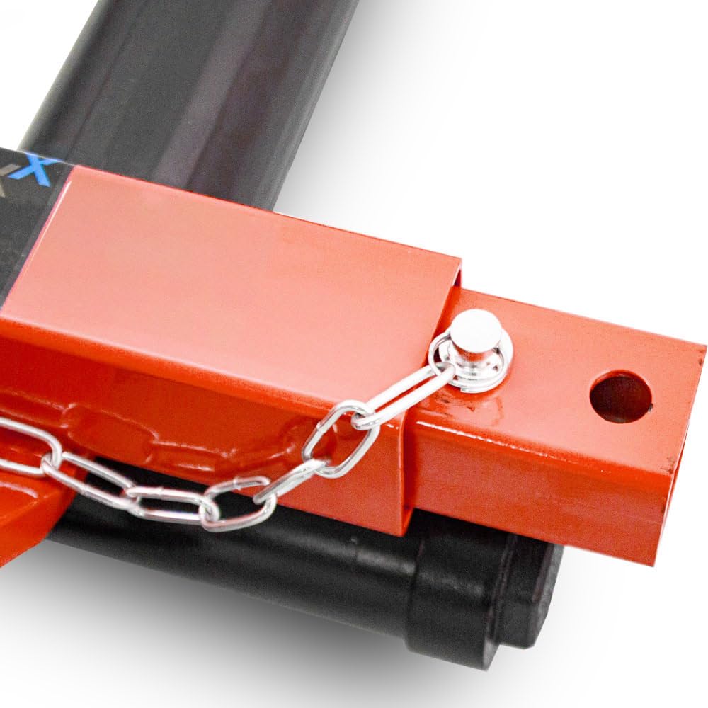 BITUXX 4 Stück PKW Rangierhilfe Rangierheber hydraulisch Wagenheber Auto Rangierroller Rangierheber belastbar bis 680 kg pro Rangierroller (Rot)