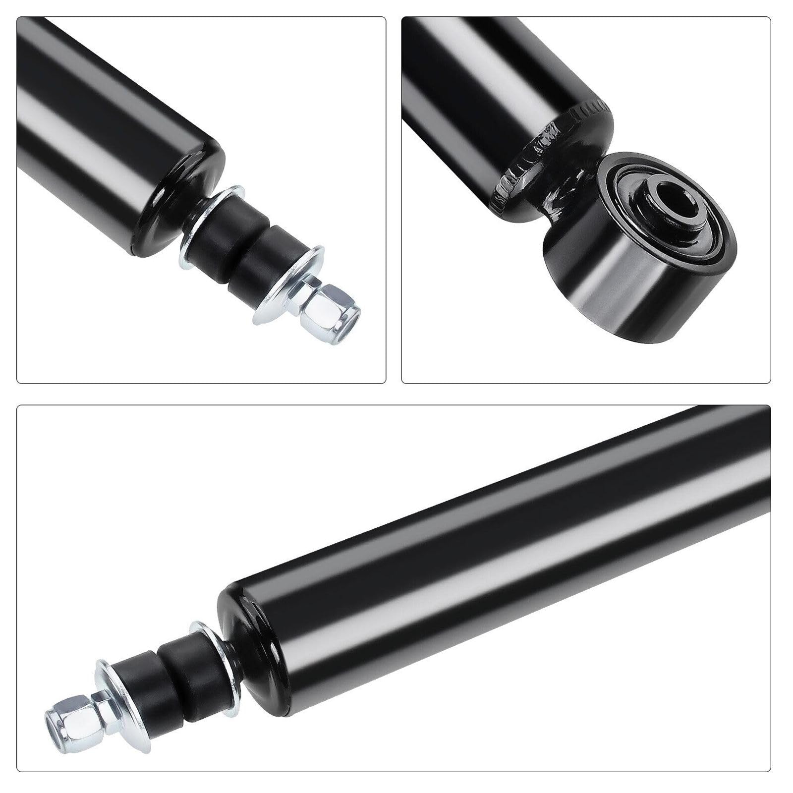 Karoldeare 2pcs Suspension Absorber Strut Set Rear Left Right Black for Ford for Escape 2001-2007,for Mazda for Tribute 2001-2006 14.8-Compressed Length (in)