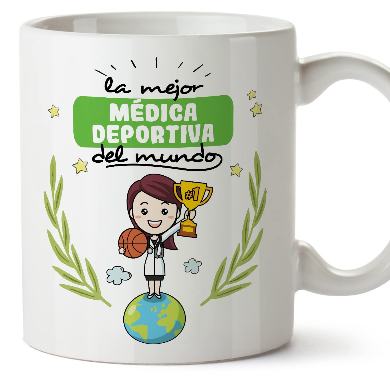 MUGFFINS Taza Fisioterapeuta Hombre (Mejor del Mundo) - Regalos Originales y Divertidos de Fisioterapia — view 136