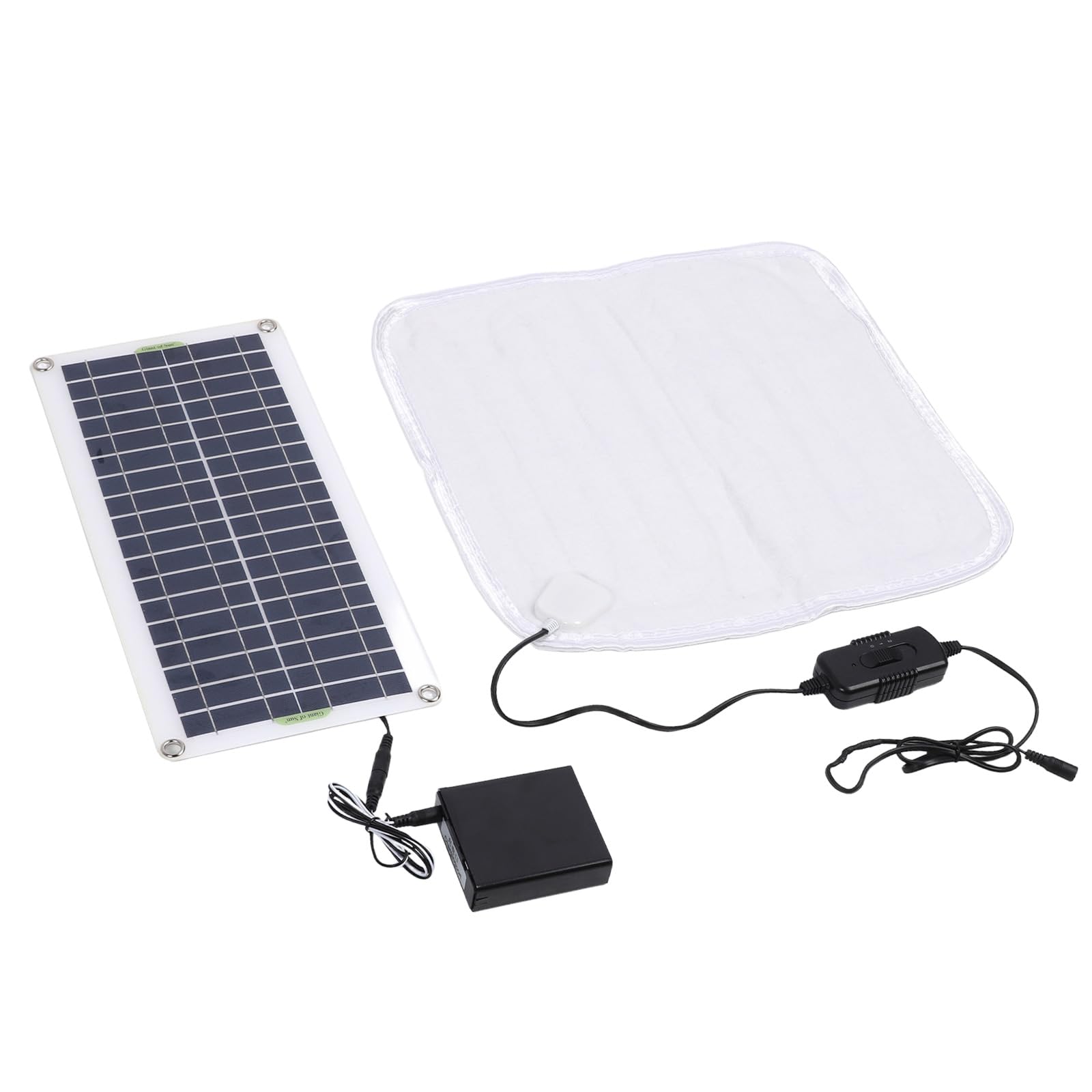 2. tappetino riscaldato solare per animali domestici e calzature leggero design ABS ricaricabile tramite luce solare impermeabile all'aperto riscaldamento pad