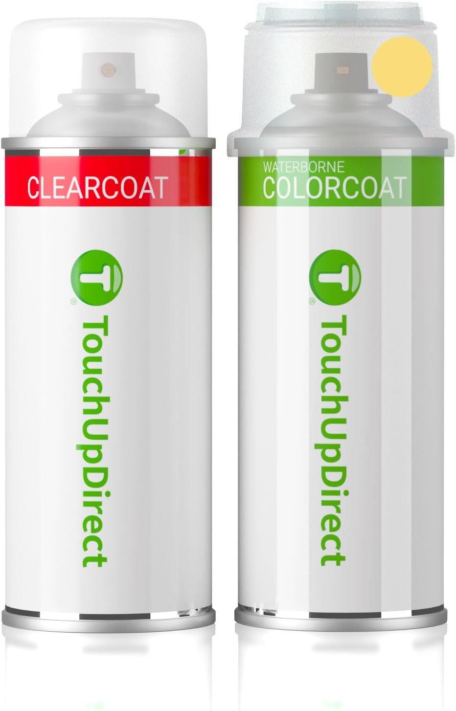 TouchUpDirect GCP/WA628G Nitro Yellow Metallic Compatible with Chevrolet Exact Match Touch Up Paint Aerosol - Essential Kit