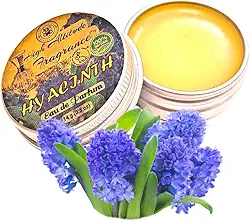 Perfume HYACINTH - Eau de Parfum - Bálsamo Sólido - Óleos Essenciais de Aromaterapia (Hyacinthus Orientalis, Lilás, Violeta, Heliotrópio, Bergamota, Ylang) - Fragrância Natural - Presentes para