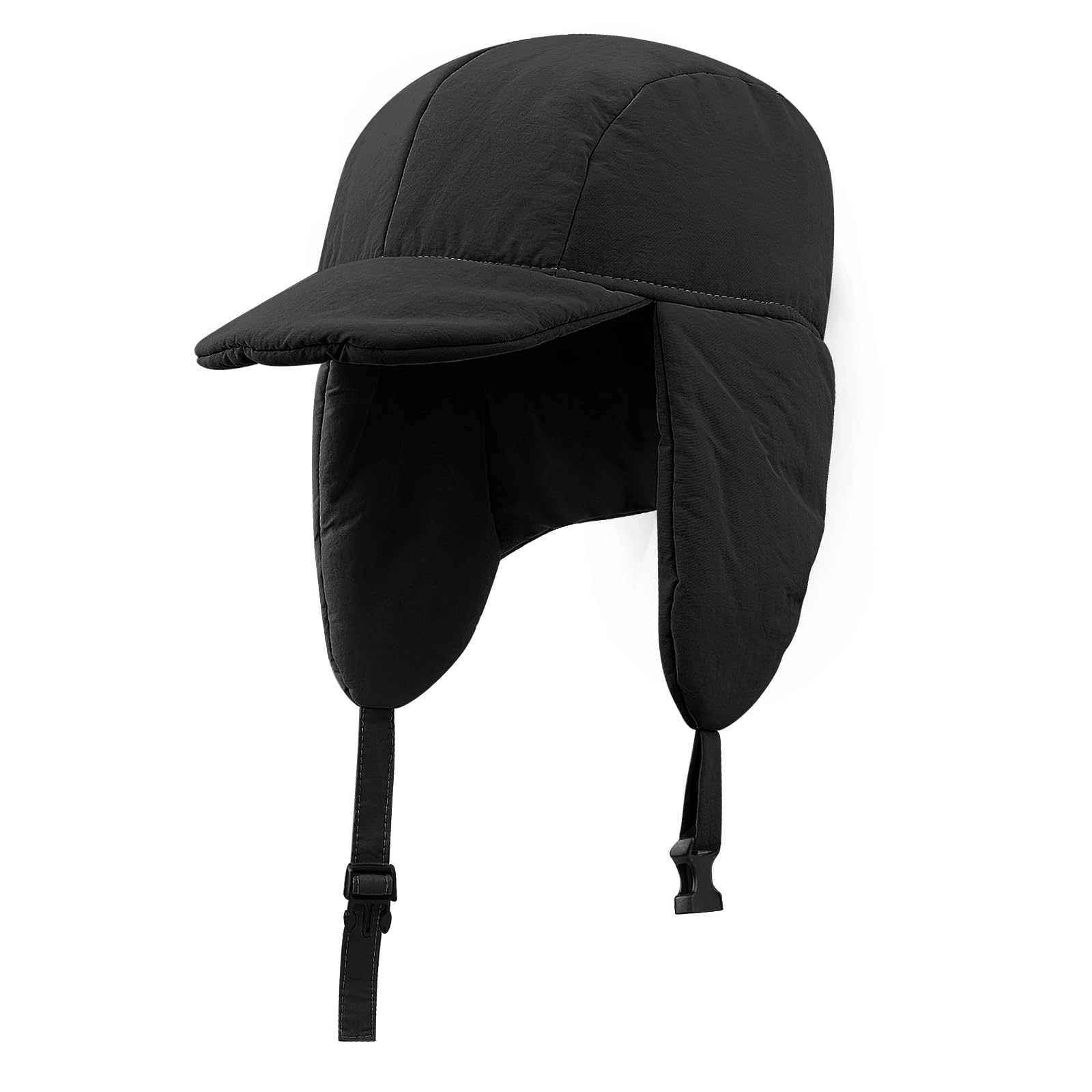 Casquette de baseball d'hiver homme style aviateur pour stopper le vent froid aux oreilles