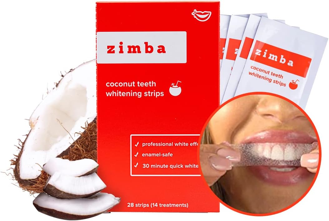 Zimba Teeth Whitening Strips Vegan Teeth Whitening Strip