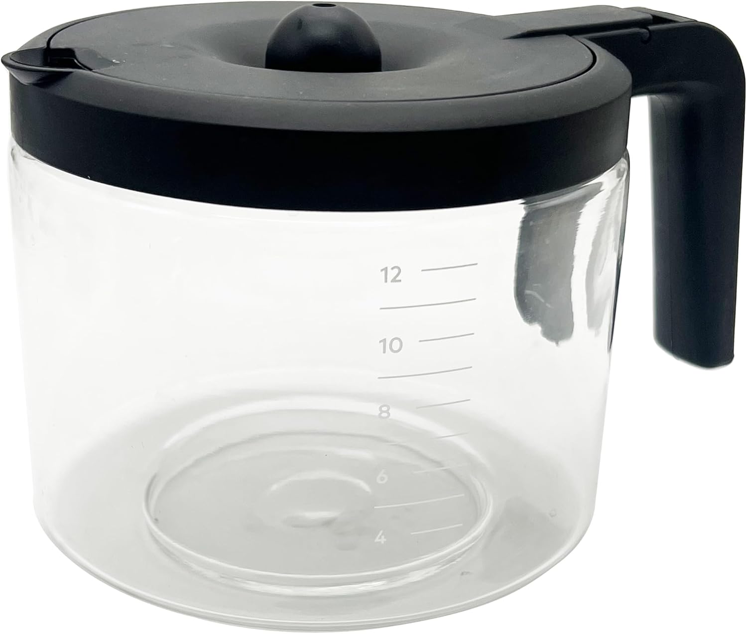 Replacement for KEURIG K-DUO Essentials 5000 & 5500 12 Cups Glass Coffee Carafe and K-DUO G2 K5600 (not Fit K-Duo 5100 Model), Fit with Keuirg coffee pot replacement