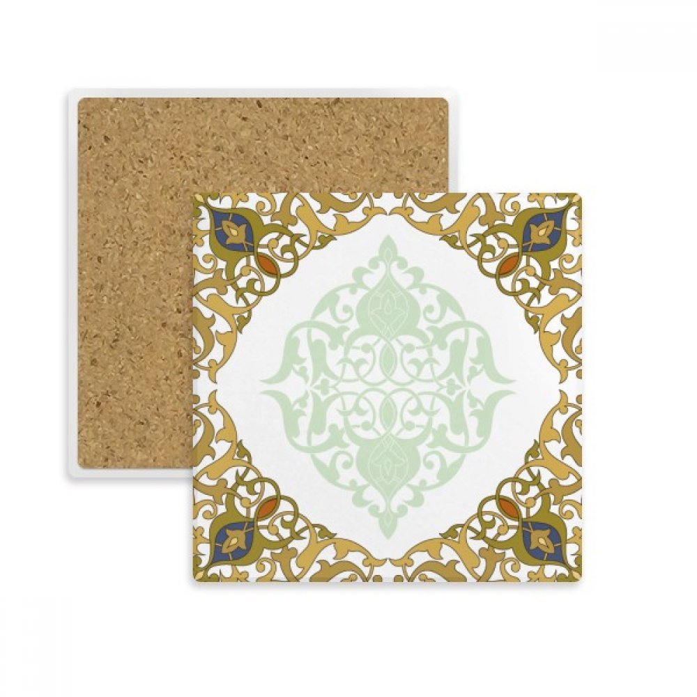 Coaster tasse baroque en pierre absorbante pour éliminer les traces d'humidité sur vos tables