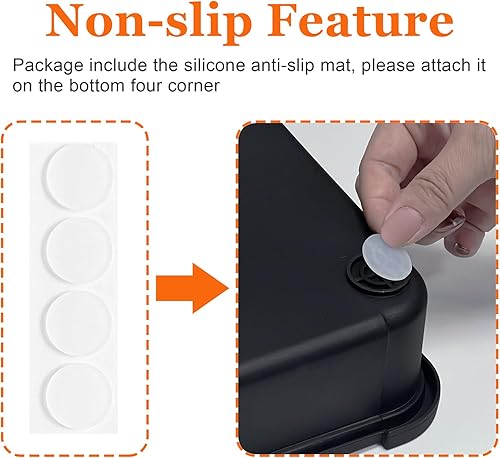 Miniatura 8 de Organizador de cubiertos Organizador de cajones de cocina expandible, organizador de cajones de utensilios, soporte ajustable de plástico para