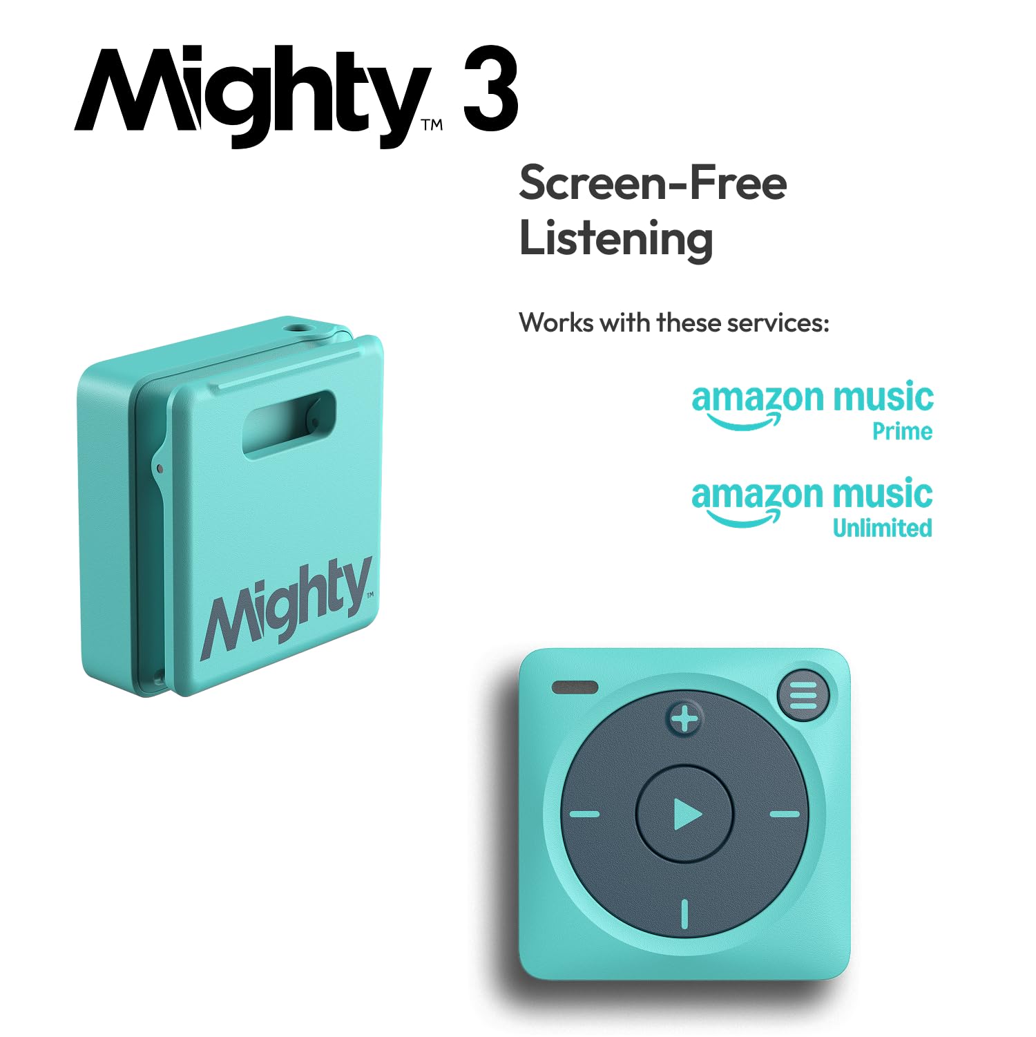 Amazon.com: Mighty 3 Amazon Music Player – Portable Screen-Free