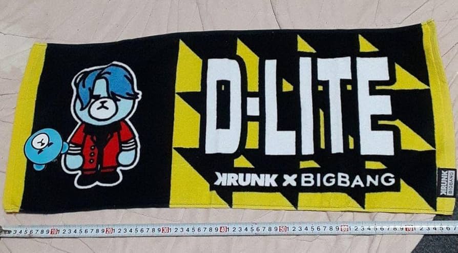 Amazon.co.jp: KRUNK BIGBANG D-LITE フェイスタオル イエロー