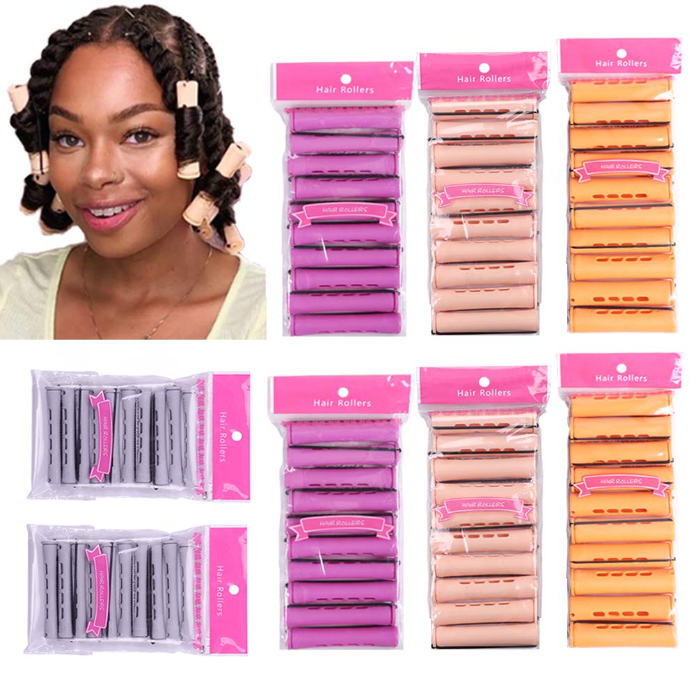 80pcs Perm Rods Jmbo Large Medium Small Size Curler Perm