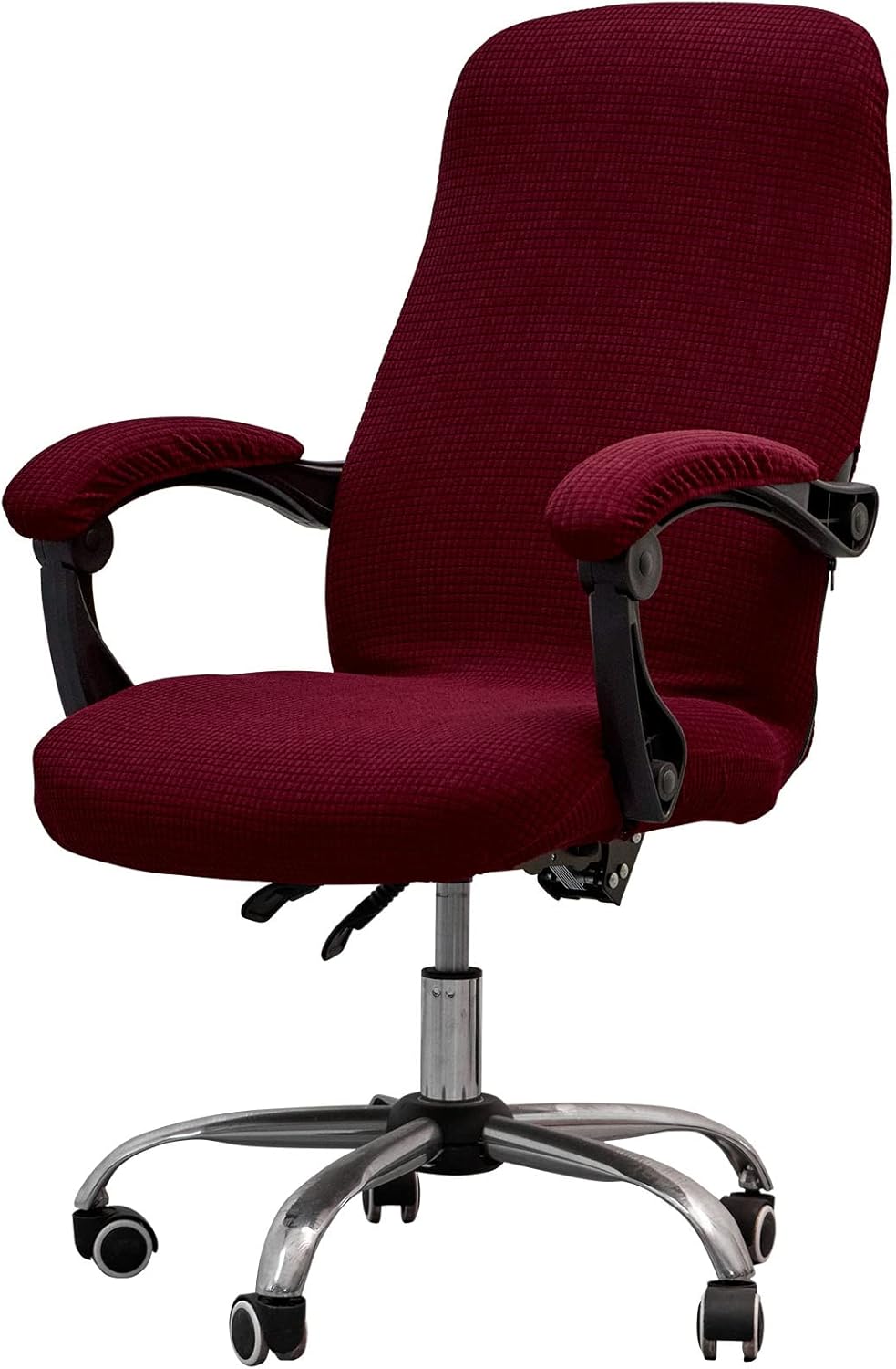 Melaluxe Office Chair Cover with Armrest Covers， Universal