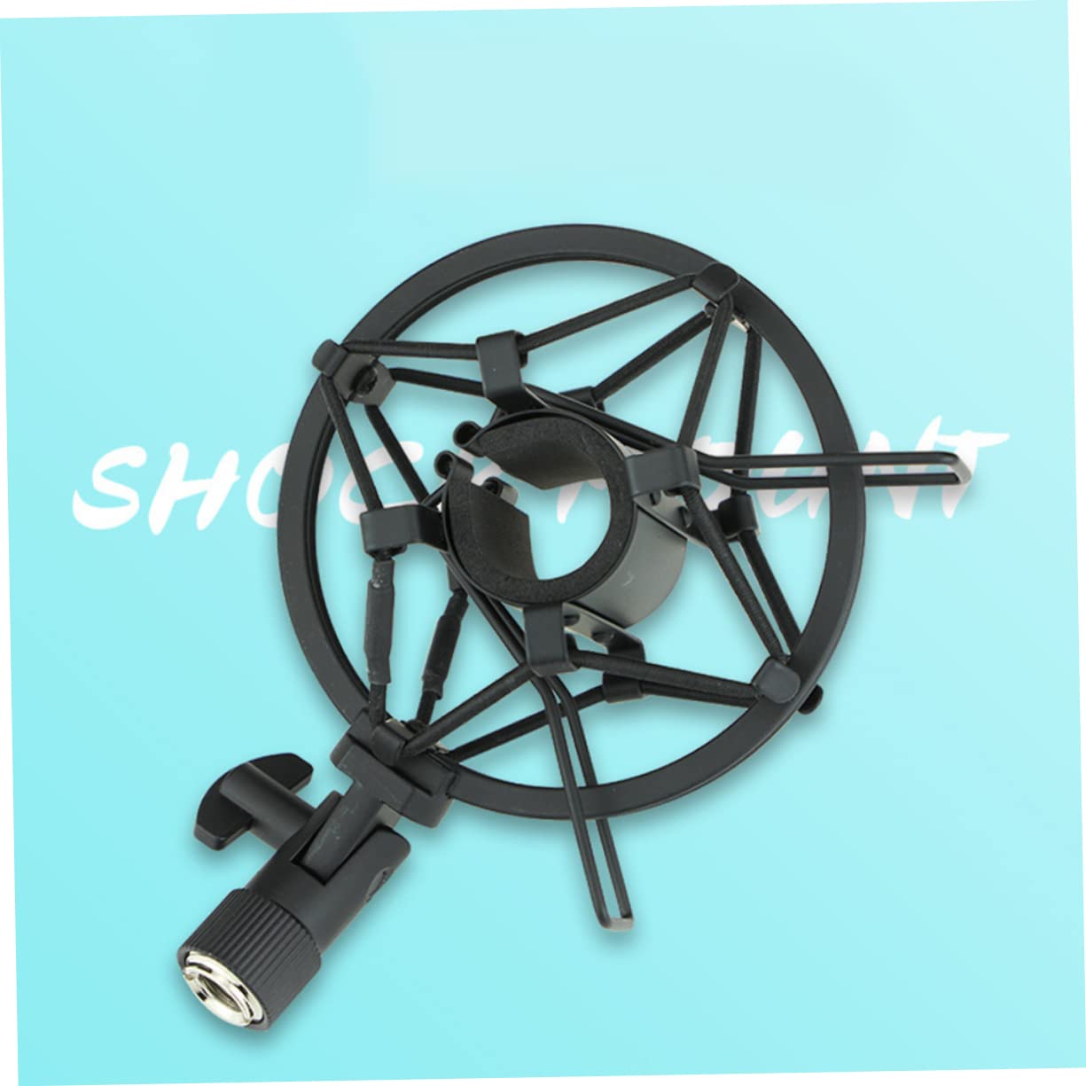 ERINGOGO Mount for Condenser Mics Microphone Holder Felt Pads Recording Accessory Easy to Install