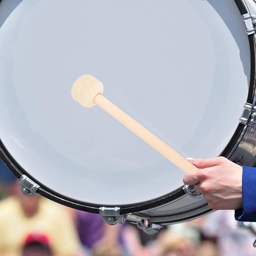Par de baquetas de madera y fieltro para percusión miniatura 7