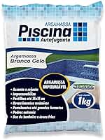 Argamassa Piscina Aut. Impermeável Cor Branco Gelo 1Kg