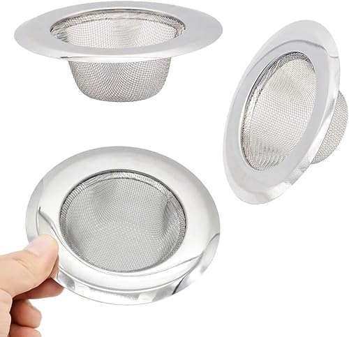 Miniatura 1 de Atrapapelo de acero inoxidable para bañera, Orificio De Drenaje De Ducha, Trampa De Filtro, Colador De Fregadero De Alambre De Metal, Accesorios De