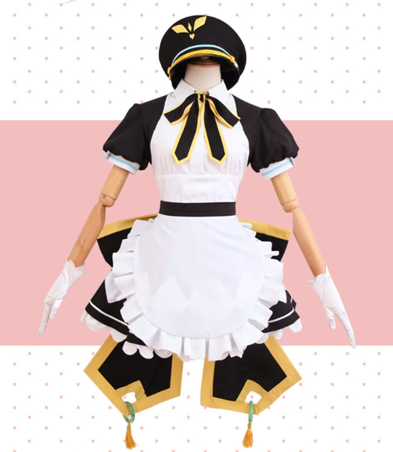 Amazon.co.jp: 神楽めあ コスプレ 神楽mea 衣装 メード服 軍服メイド