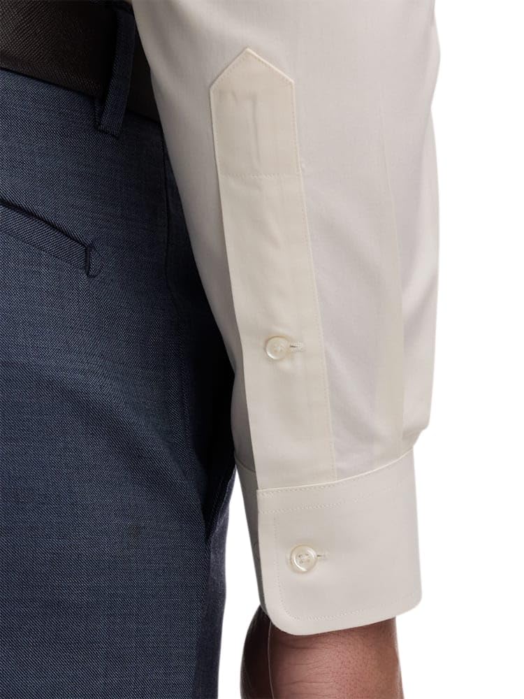 Paul Fredrick Mens Slim Fit Non-Iron Cotton Button Down Collar Dress Shirt product thumbnail 6