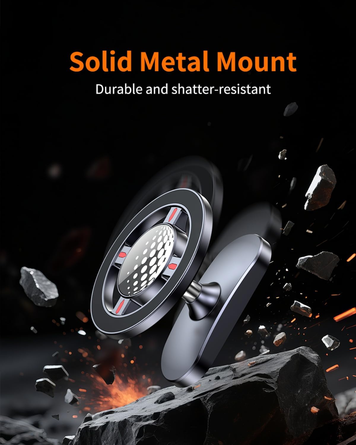 Ultra-Secure Magnetic Golf Cart Phone Mount | Compatible with iPhone 17/16/15/14/13/12 & MagSafe Cases | Universal Fit for EZGO, Club Car, Yamaha Golf Carts | Ideal Golf Accessory Gift for Men & Women - Image 9