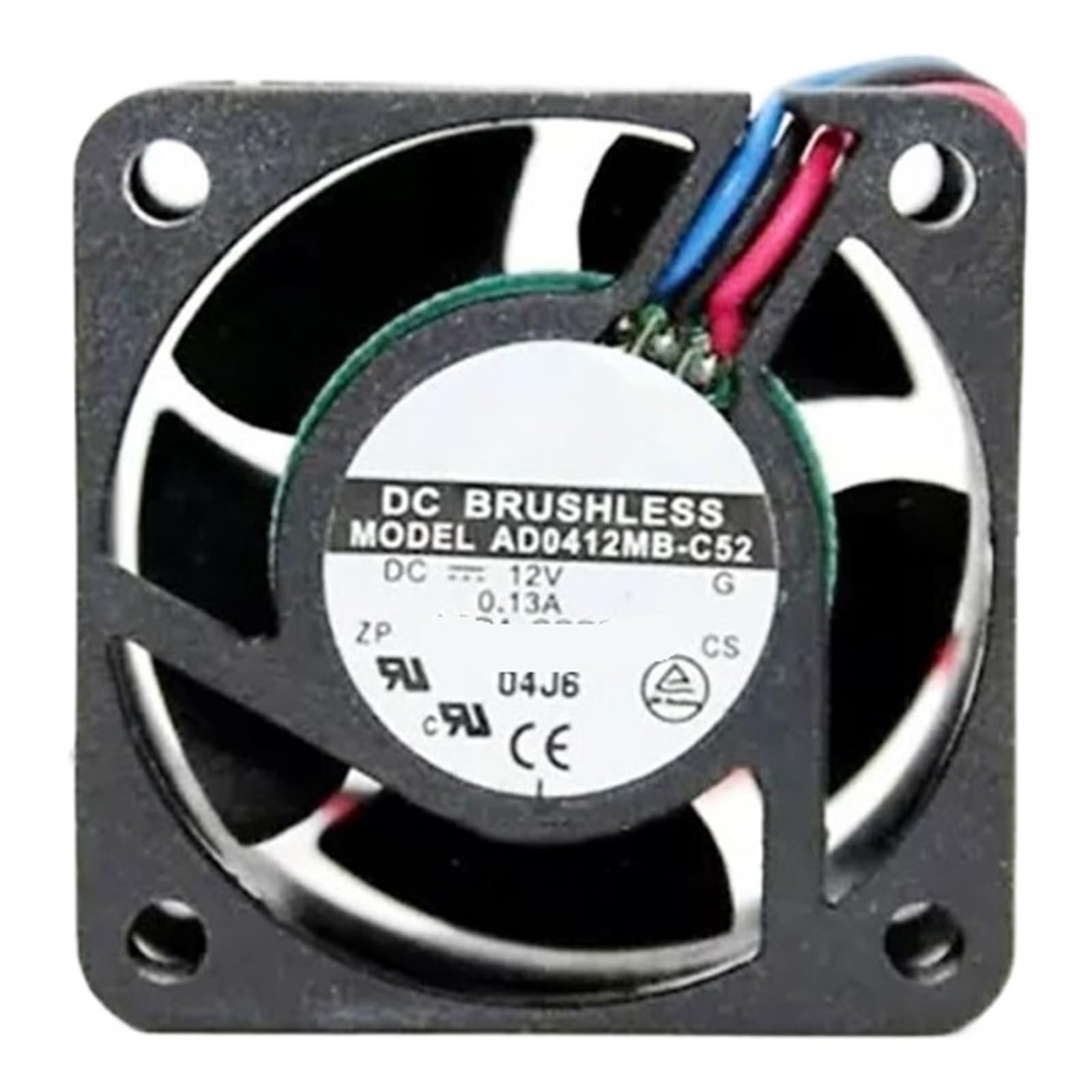 EGTDSFGJA Cooling fan AD0412MB-C52 12VDC 0.13A 40 * 40 * 20mm 3pin