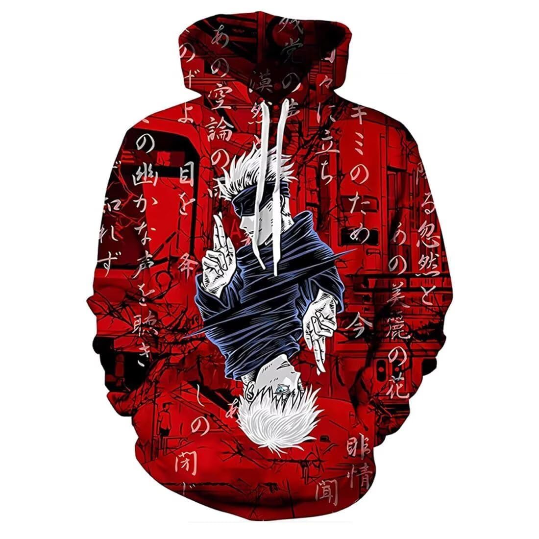 Gojo Satoru Hoodie Costume Cosplay Sweatshirt Sweater 3d Novelty