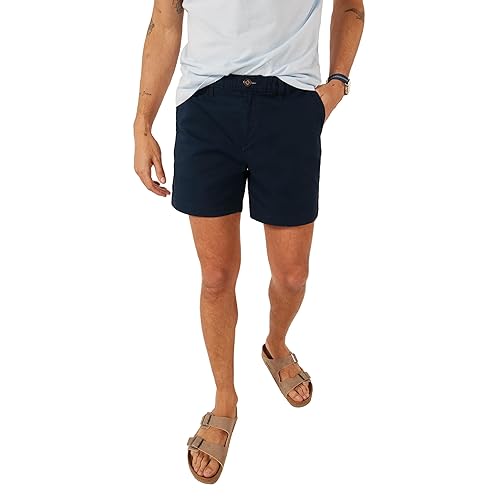Chubbies Chino Shorts Men 5.5 Inch - Mens Shorts Casual with Elastic Waistband, Side and Back Pockets, Stretch Cotton Blend