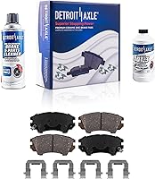 Vista 147 de Detroit Axle - Pastillas de freno para Pontiac Grand Prix 2005-2008, Buick LaCrosse Allure 2005-2009, pastillas de freno de cerámica con repuesto