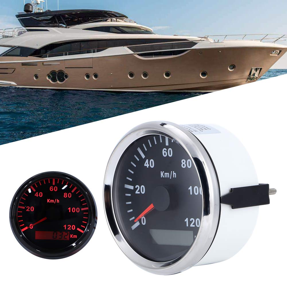 Velocímetro GPS De Acero Inoxidable Impermeable - Mide Hasta 120 Km/h Para Coche, Camión O Barco