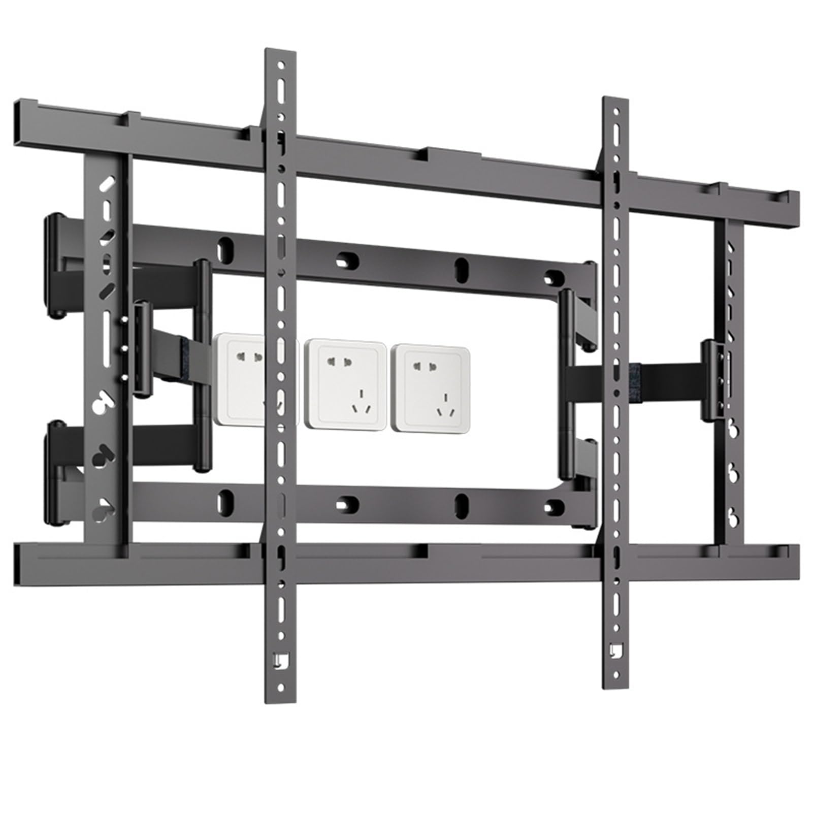 Supporto TV da Parete Ultrasottile E Portante, Staffa Fissa A Basso Profilo for TV in Acciaio Inossidabile, Adatto alla Maggior Parte dei TV LCD A Schermo Piatto da 50 A 100 Pollici