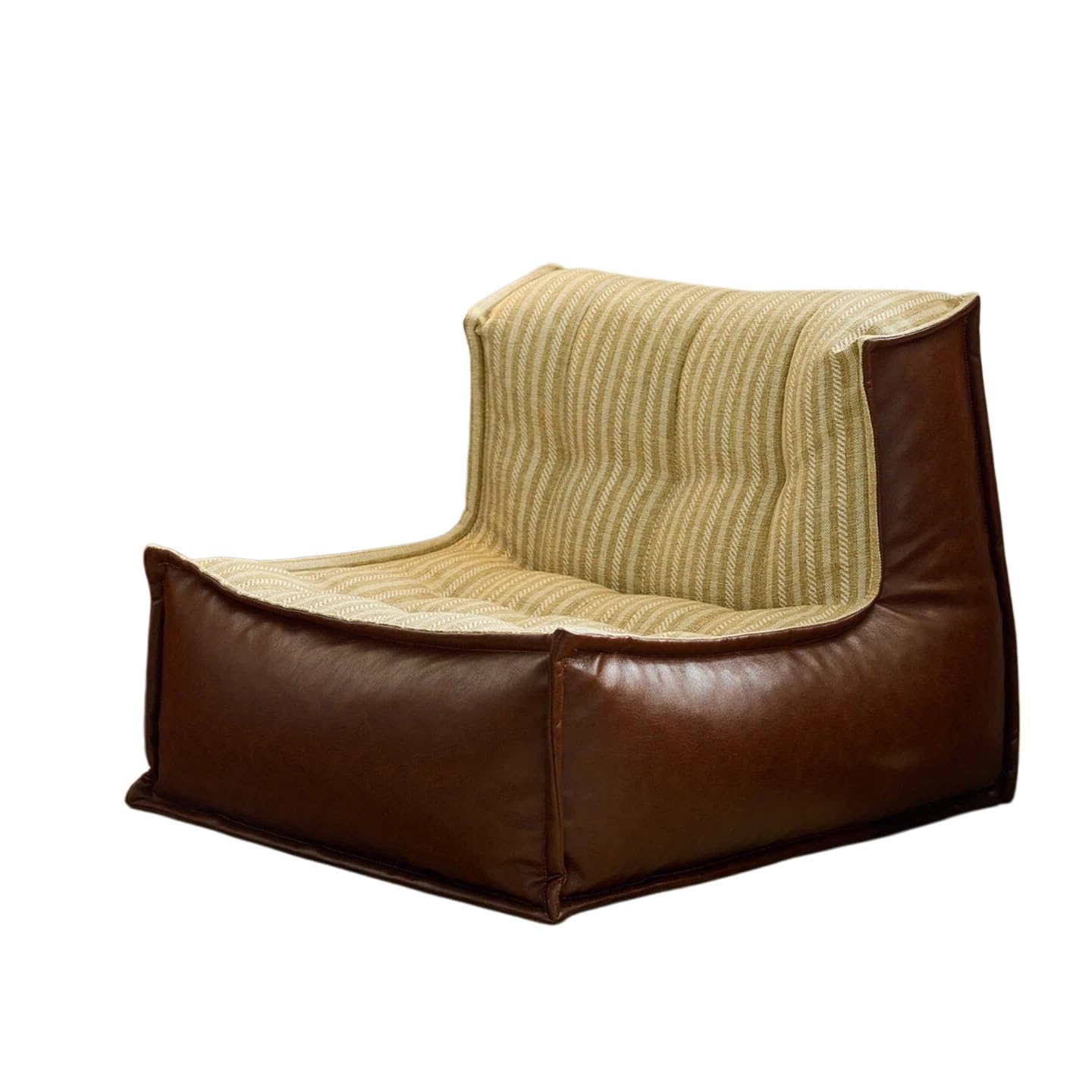 Silla Tipo puf para Exteriores Sofá Individual Perezoso for Sala de Estar Piso Tatami Balcón Sillón
