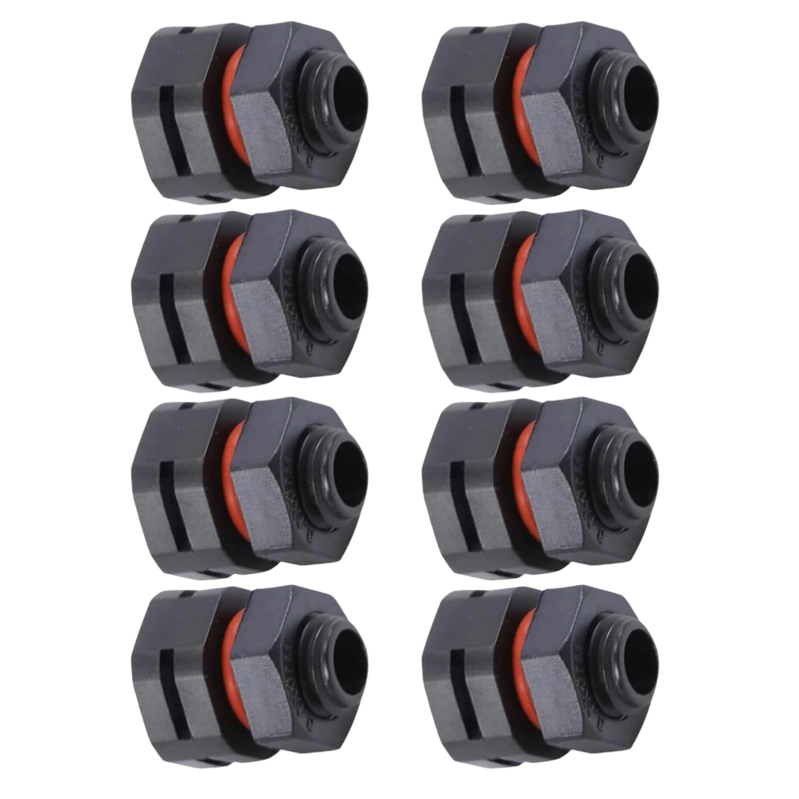 8Pcs M12X1.5 Thread Pressure Reducing Valves Breathing Screw Air Vent for Machinery and Electrical Applications Dustproof Waterproof Pressure Reducing Valves