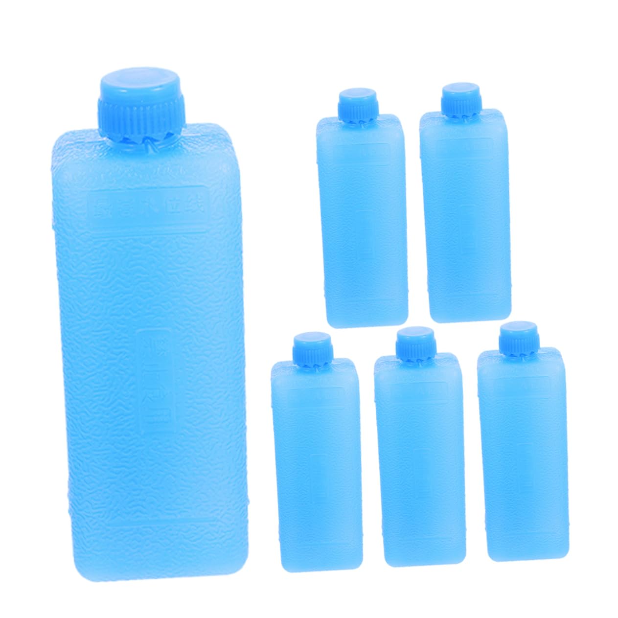 POPETPOP 6pcs Reusable Ice Packs for Lunch Boxes Cold Freezer Packs Long Term Cooling for Beach Camping Fishing Picnics Work and School Use