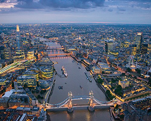 Jason Hawkes London 40 x 50 cm un souvenir captivant de la capitale