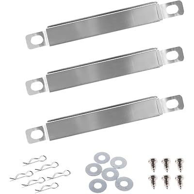 3-Pack Universal Adjustable Crossover Tubes for Charbroil, Kenmore and Others Most Gas Grill, Carryover Tubes for Charbroil Grill Replacement Parts