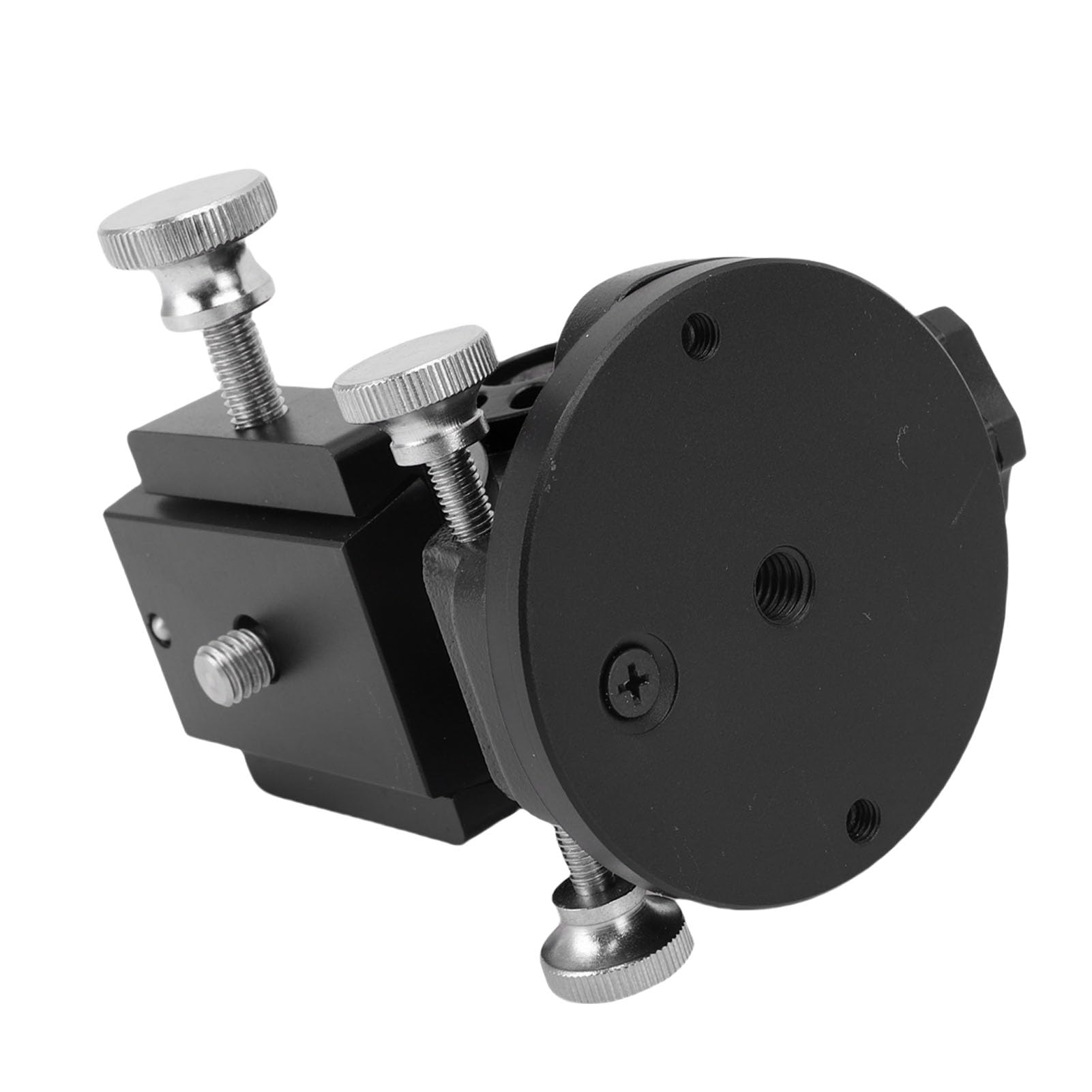 Base de Ajuste de Latitud para Skywatcher Astron Base de Ajuste de Latitud para Telescopio Astronómico Skywatcher Montaje de 0 a 90 Grados con Rosca de 3/8 de Pulgada de de Skyw (Todo Negro)