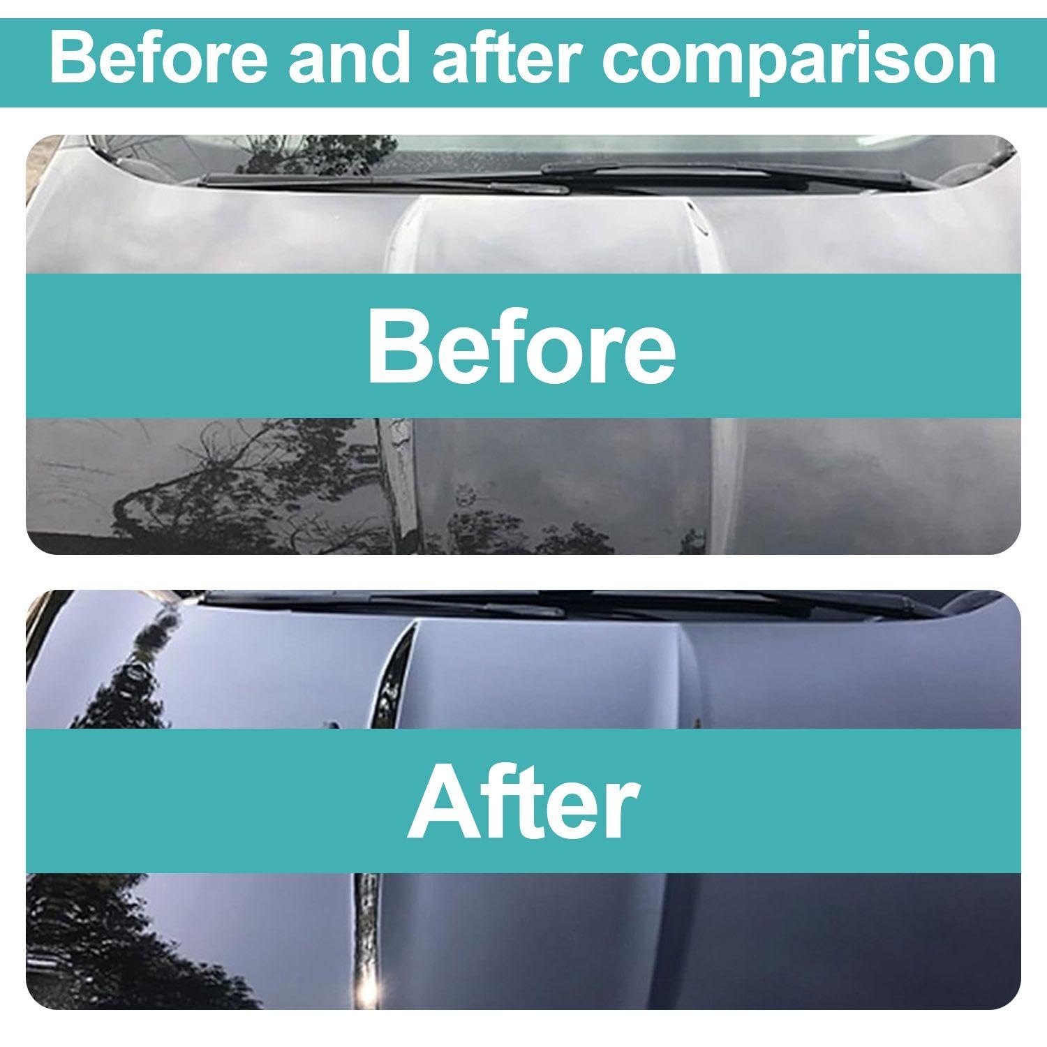 RNSKFG 6 Pieces Of Car Polishing Cover, Soft Cleaning Cloth, Waxing Polishing Tools, Body Care Supplies, Sky Blue - Image 4