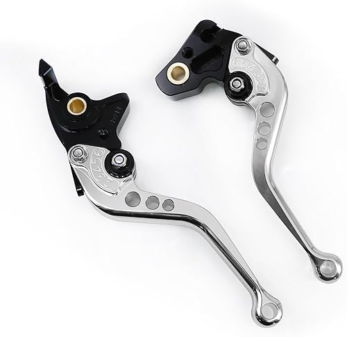 Miniatura 6 de FXCNC Palancas de embrague de freno ajustables para motocicleta compatibles con Meteor 350 2022-24