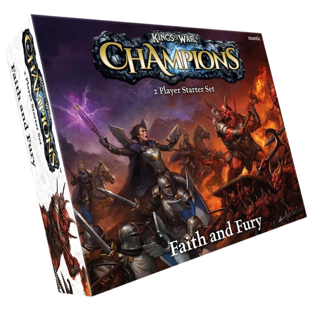 Amazon.com: mantic Games, Kings of War Champions: Faith & Fury 2