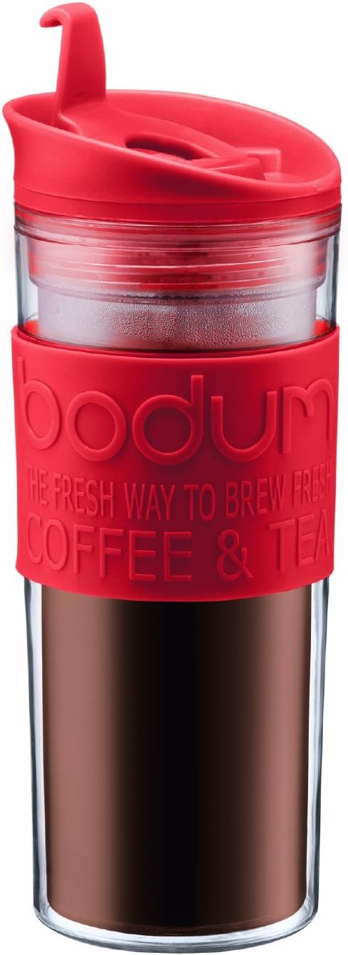 Plastic Insulated Double Wall Travel Mug