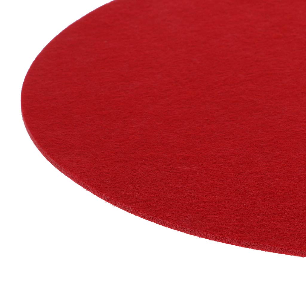 Tappetino Antistatico In Feltro Per Giradischi – Diametro 187 Mm, Spessore 3 Mm, Anti-vibrazione E Anti-shake, Migliora La Qualità Del Suono