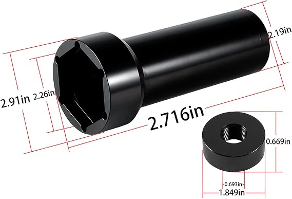 2-1/4 Socket Mainshaft Sprocket Nut Pulley Wrench Tool For Harley Davidson