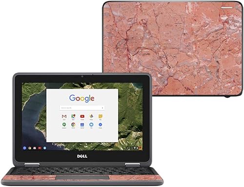 MightySkins Skin compatible con Dell Chromebook 3180 de 11 pulgadas - Mármol rosa  Funda protectora de vinilo duradera y única  Fácil de aplicar,