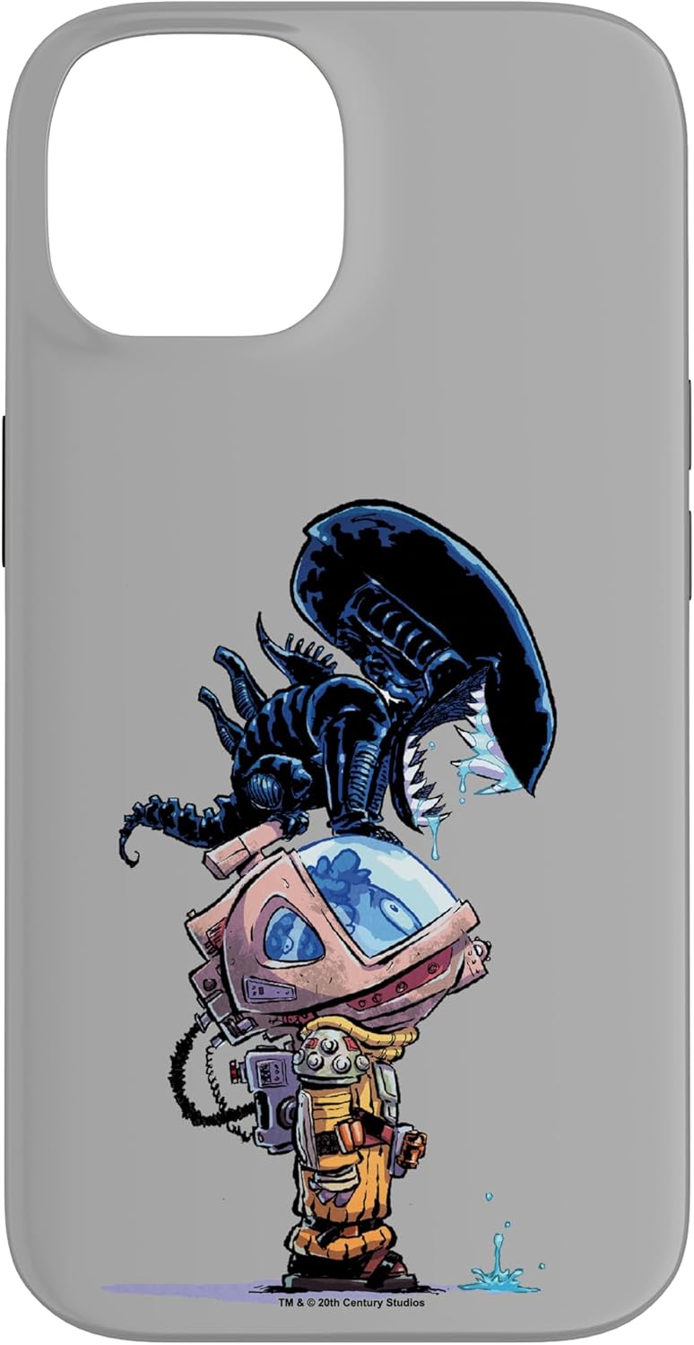iPhone 14 Pro Max Aliens Cute Animated Xenomorph Big Chibi Poster Case
