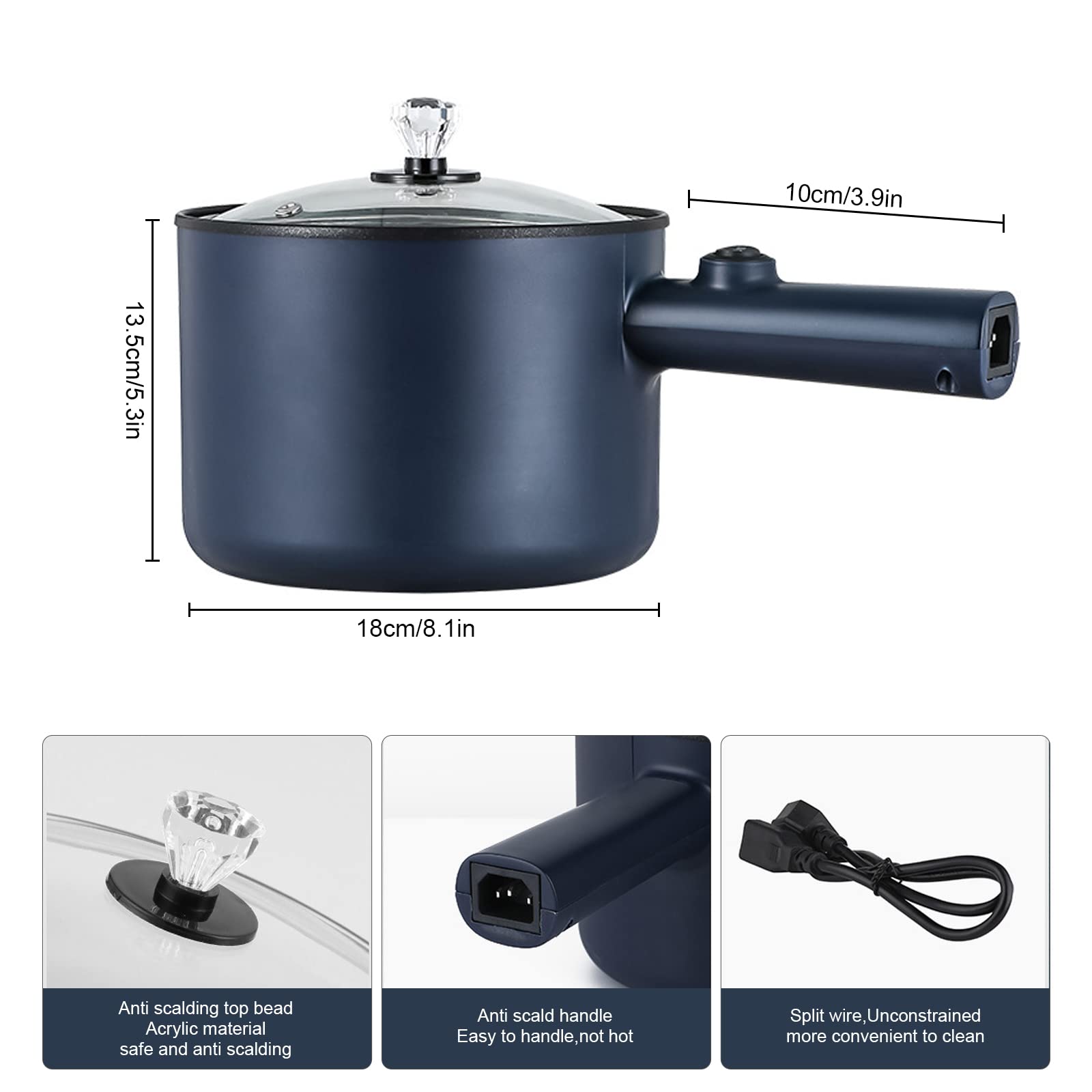 All4You - Elektrische Pot voor Noodles - Multicooker Steelpan - Lange