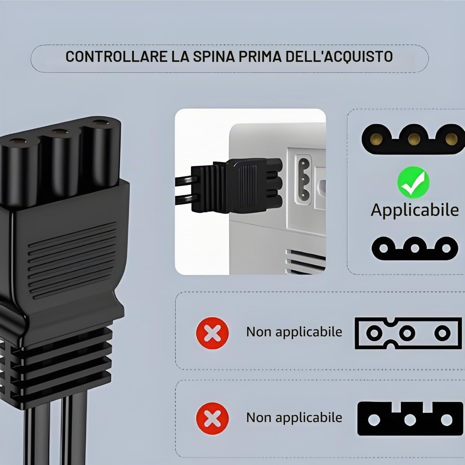 Pedale per Macchina Cucire Accessori per Macchina Cucire Domestica Pedale con Cavo Alimentazione Pedale per Macchina Cucire per FY2301/2300 per JH8330A/JH8190S (spina UE 220V)