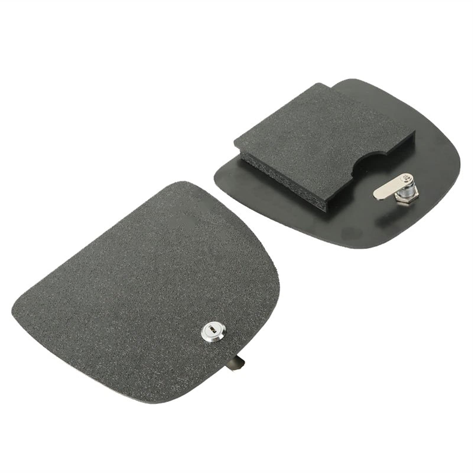 Portes De Boîte À Gants Verrouillables pour Carénage Inférieur De Moto ABS pour Harley Davidson Touring Electra Street Glide Road King 2005-2010 2011 2012 2013
