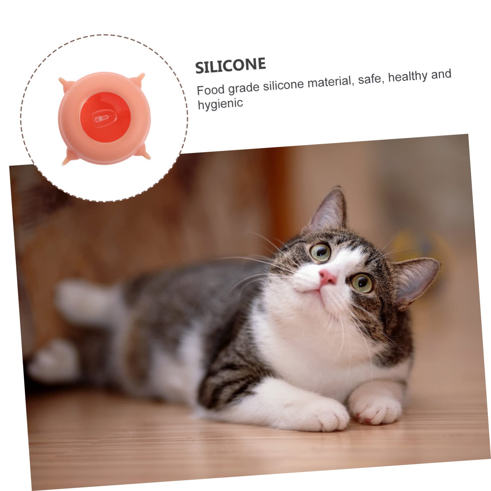 Beavorty Alitore per Gattini in Silicone Rosa, Leggero ed Elastico, per Allattamento di Cuccioli e Piccoli Animali Domestici Appena Nati
