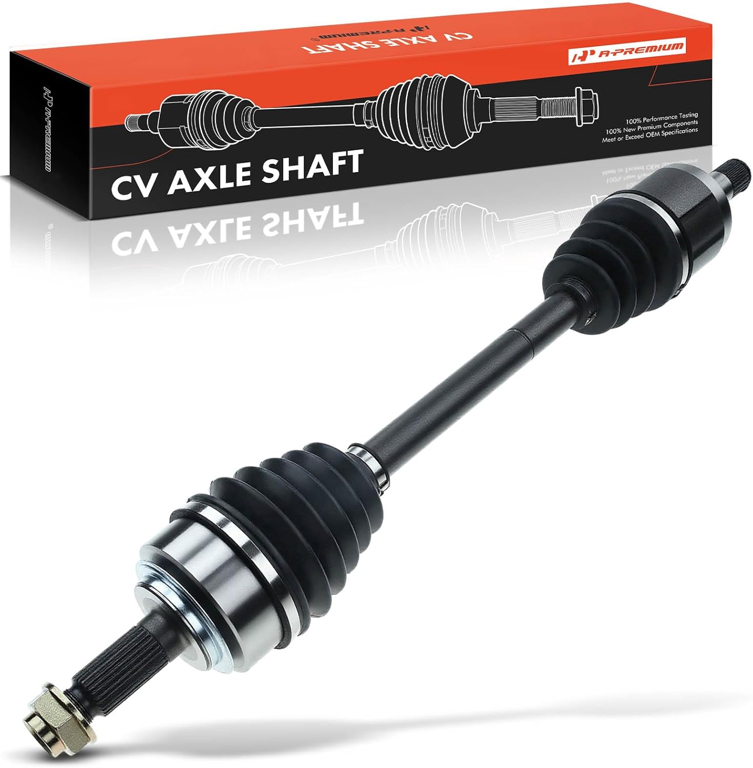 A-Premium CV Axle Shaft Assembly Compatible with Honda Element 2003-2011 L4 2.4L, Front Left Driver Side, Replace# 44306SCVA50 44306SCVA51