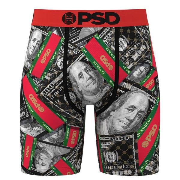 PSD Men's Money Bands Boxer Briefs - 7 Inch Inseam Breathable and Supportive Men's Underwear with Moisture-Wicking Fabric2