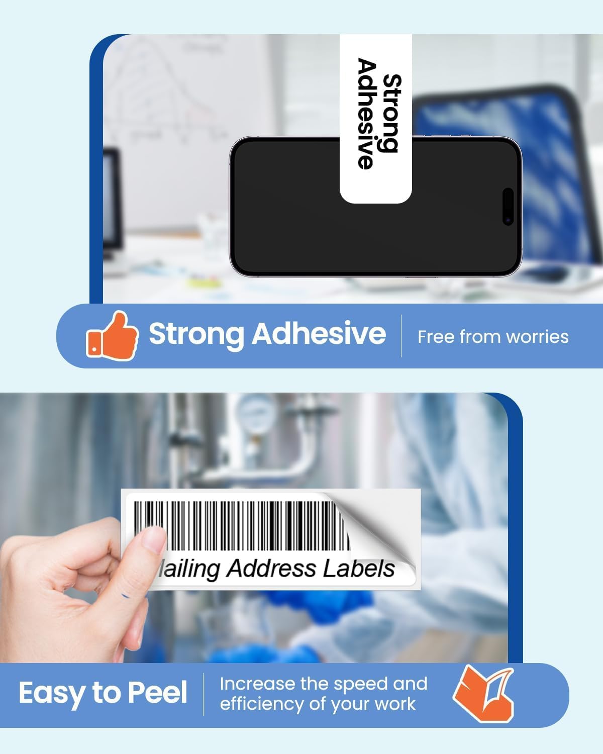 12-Rolls Address Labels 1-1/8" x 3-1/2" Replacement for Dymo 30252 White Thermal Labels 28 mm x 89 mm Compatible with Dymo Labelwriter 450 and 4XL Printer, by Fimax