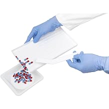Rectangular Capsule Counting Tray, Non-Sterile, White Pack of 10